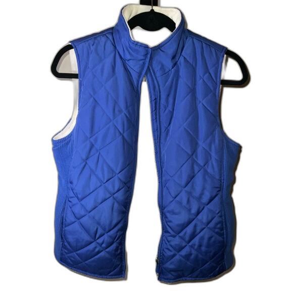 Womens Blue And White IZOD Vest Size M - Picture 1 of 4